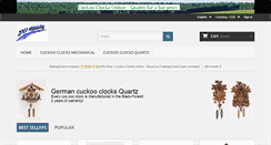 Desktop Screenshot of cuckoo-clocks-online.com